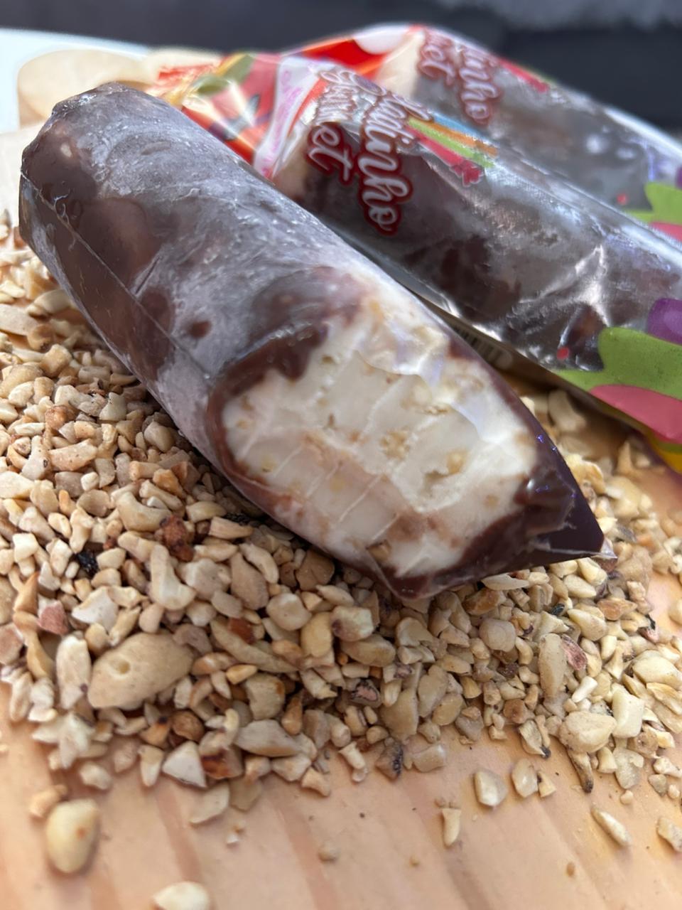 Creme de amendoim com chocolate